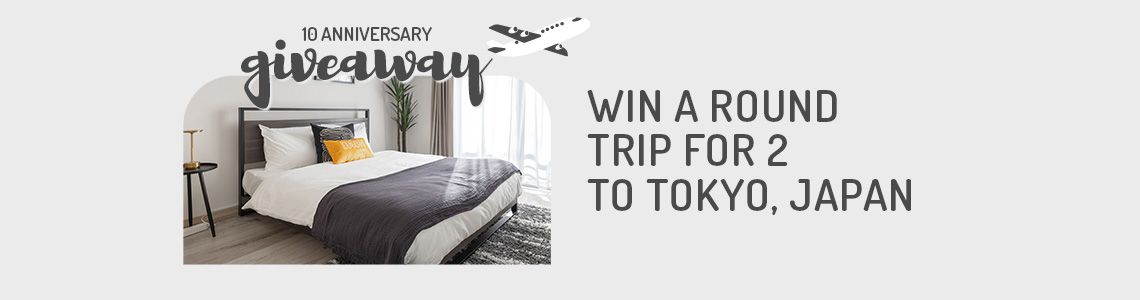 ✈️ WIN A FREE ROUND TRIP FOR TWO TO TOKYO, JAPAN 🎫