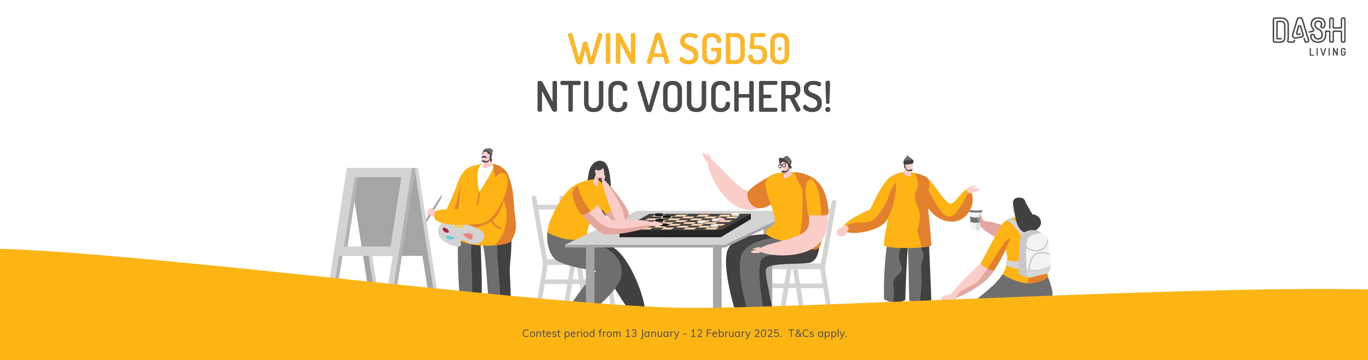 🤳🏻 Share Your Thoughts and Win SGD10 NTUC Vouchers 🤩