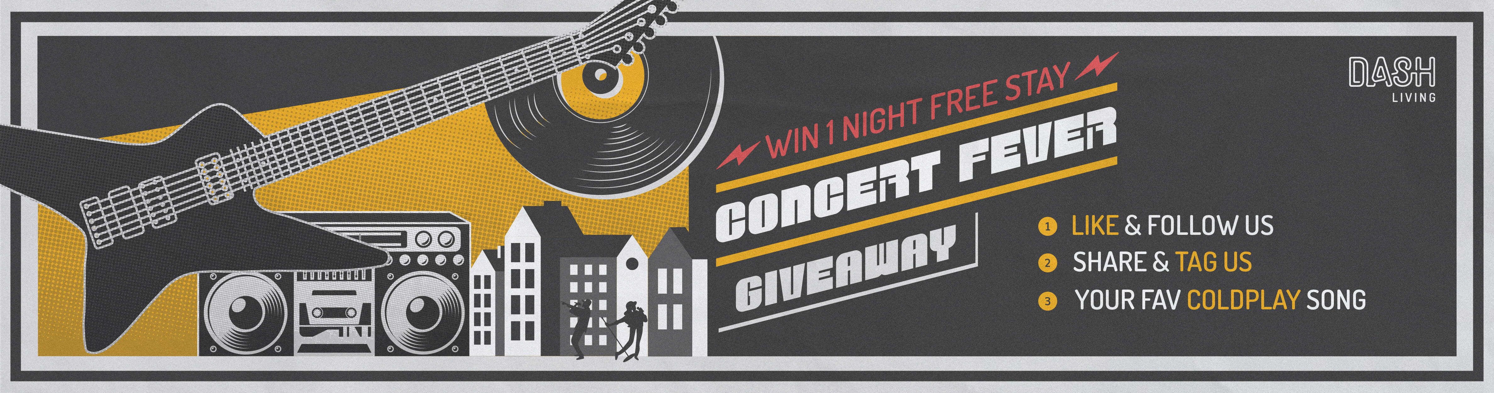 🎸 Win a 2D1N Stay in Dash Living on Hollywood 🪩🎶