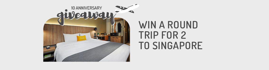 ✈️ WIN A FREE ROUND TRIP FOR TWO TO SINGAPORE 🎫